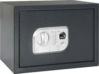 Produktbild von Desgin Elektronischer Digital Safe mit Fingerabdruckschloss 25x35x25 cm Stahl - Tresore 42011311