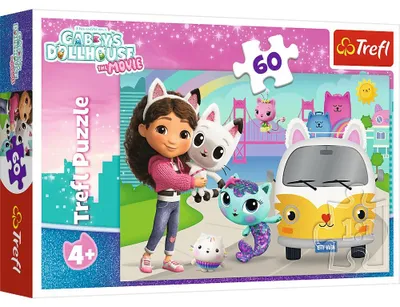 Obrázok produktu pre Puzzle 60 Gabby i Kocie przygody 17415
