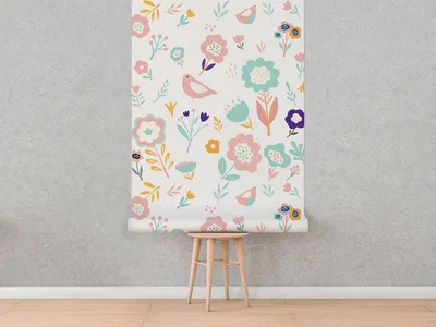 Produktbild von Coloray Fototapete 152x104 cm Latextapete Magicstick - Sparrowsflowers.
