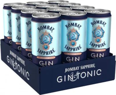 Produktbild von Bombay Sapphire Gin & Tonic Mixgetränk 10,0 %