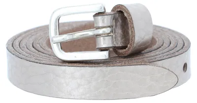 Produktbild von Vanzetti Leder Gürtel Chain Reaction 15mm Metallic Belt W110 Platinumgold Metallic goldfarben