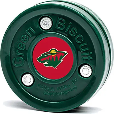Image de Green Biscuit Nhl Minnesota Palet de hockey Argent Argent One Size