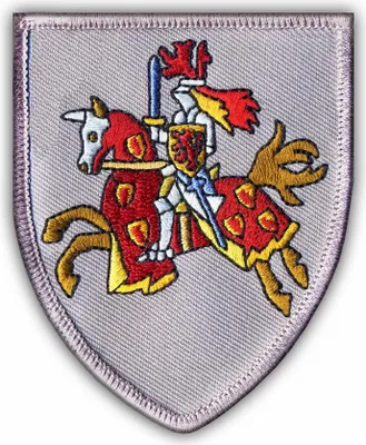 Produktbild von Patchion Coat of arms of Fifeshire - Iron-on / Heat Seal Backing - Embroidered Patch/Badge/Emblem