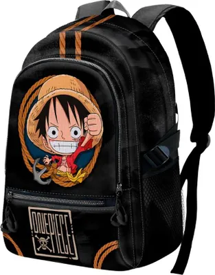 Obrázek produktu pro One Piece Luffy Black Fight Dvoukomorový školní batoh 31x44x18cm