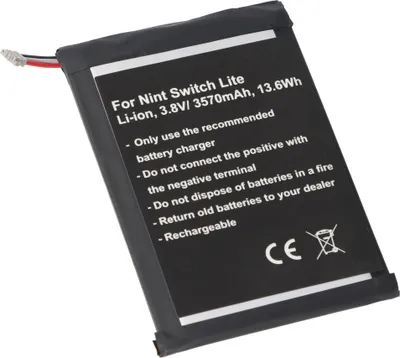 Produktbild von Akku passend für Nintendo Switch Lite, Li-ion, 3,8V, 3500mAh, 12,9Wh