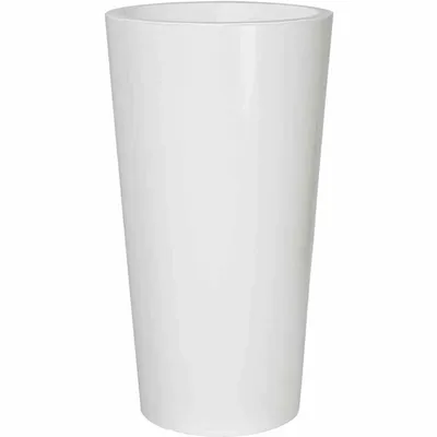 Image de euro3plast 278-503 Pot à plantes TUIT, Ø 33 cm, blanc