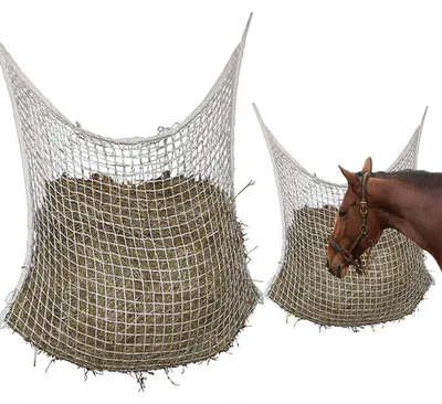 Image de Solidchoice - Filet à foin angulaire pour chevaux, à mailles fines