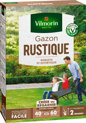 Produktbild von VILMORIN Rustikalrasen, 1 kg, 40 m²