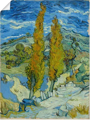 Produktbild von ARTland Poster Die Pappeln in Saint-Rémy. 1889 Größe: 45x60 cm