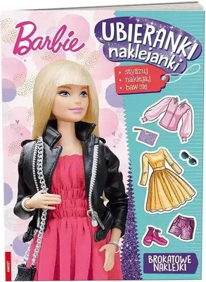 Obrázok produktu pre Barbie Ubieranki Naklejanki - Książka z Naklejkami