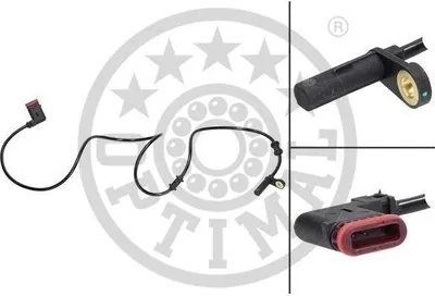 Produktbild von OPTIMAL ABS Sensor Raddrehzahl Hinten Rechts passend für MERCEDES-BENZ C-Klasse Limousine (W203) 06-S106