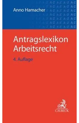 Produktbild von Antragslexikon Arbeitsrecht