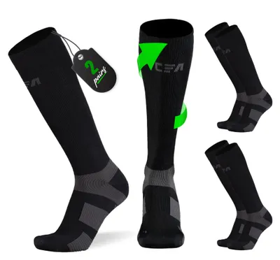 Productafbeelding van CFA V1 | 2 paar | Compressiekousen voor dames en heren | Ideaal voor hardlopen, fitness
