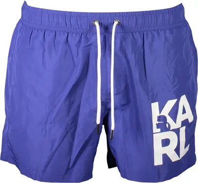 Image de KARL LAGERFELD BEACHWEAR Maillot de bain homme textile bleu SF19961 - Taille : S