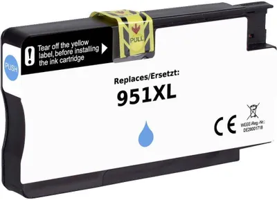 Produktbild von Renkforce Druckerpatrone ersetzt HP 951XL, CN046AE Kompatibel Cyan RF-5718848