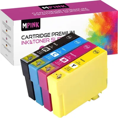 Produktbild von 4x Druckerpatronen für Epson E-503XL CMYK Expression Home XP-5200 WF-2960DWF