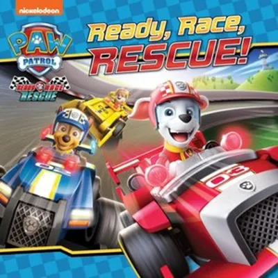 Obrázek produktu pro Obrázková kniha PAW Patrol - Připravit, závodit, zachránit!