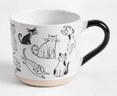 Produktbild von HOMLA HUROS Becher in Katzen 0,45 l