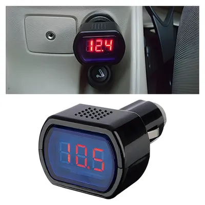 LED-Spannungsmesser 12V-24V, Auto-Batterietester, digitales Display