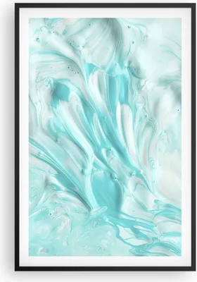 Produktbild von Gerahmtes Poster - Schwarzer Rahmen - Blume Abstraktion - 61x91,5 cm - Wand Bild - Wanddeko - Wandbilder - Kunstposter - Wandposter - Bilderrahmen - Bilder - Kunstdruck - Wandbild - P2BPA61x91-3827