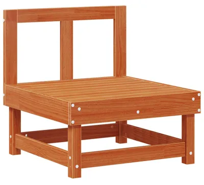 Zdjęcie produktu dla vidaXL Sofa ogrodowa z litego drewna sosnowego w kolorze brązowym
