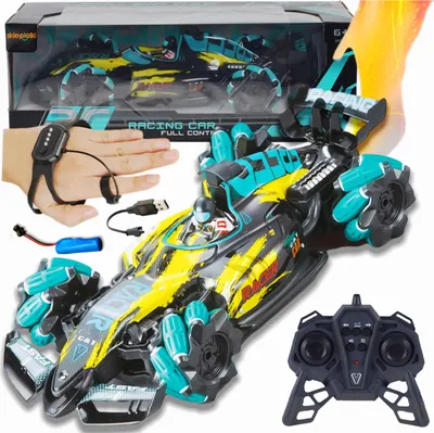 Immagine prodotto di Lolex | Auto da corsa RC F1 - 36 cm - trazione 4x4 - comandi gestuali - effetto deriva e vapore