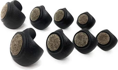 Produktbild von Filzgleiter Set mit 8 Stück für Stühle Bodenschoner Ø 21-24 mm Geräuschdämpfende Möbelgleiter