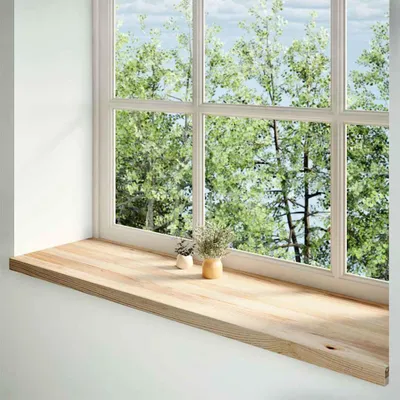 Produktbild von vidaXL Fensterbänke 2 Stk. Unbehandelt 140x40x2 cm Massivholz Eiche