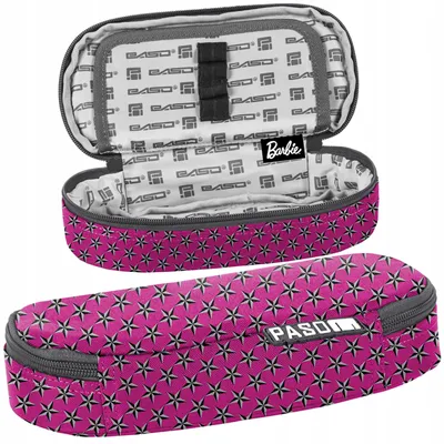 Produktbild von Paso Barbie Federtasche für Mädchen, Rosa/Grau