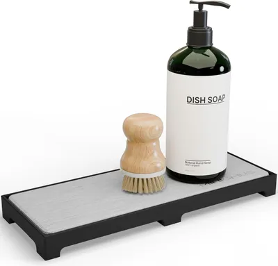 Immagine prodotto di Portasapone da cucina ad asciugatura rapida - Assorbimento dell'acqua - Gres
