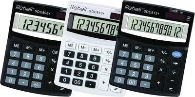 Obrázok produktu pre Rebell SDC 410 - Desktop - Einfacher Taschenrechner - 10 Ziffern - 1 Zeilen - Batterie/Solar - Weiß