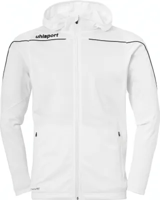 Produktbild von Uhlsport STREAM 23 TRACK HOOD JACKET 140 weiss/schwarz