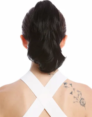 Produktbild von WIG ME UP Zopf Pferdeschwanz kurz glatt leicht wellig Schwarz MKB-29-V-1
