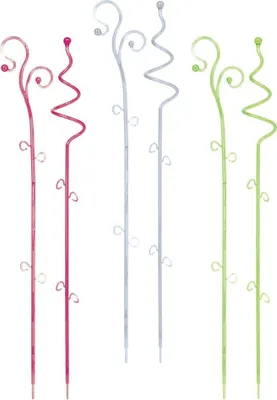 Image de Tuteur COUBI ISTC01, 60 cm, transparent, de support, pour orchidée