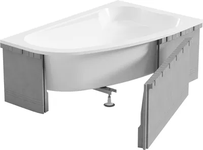 Zdjęcie produktu dla Mexen X-ST obudowa do wanny narożnej 240 cm biała styropianowa