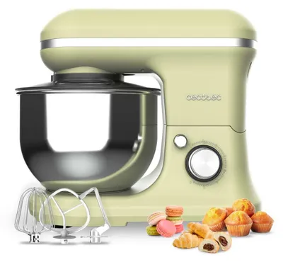 Imagen del producto de CECOTEC 03900 - Batidora Amasadora Cecomixer Merengue 5L 1200 Green