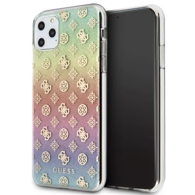 Image de Guess Guhcn65Peoml Iphone 11 Pro Maxmulticolor Hard Case Iridescent 4G Peony