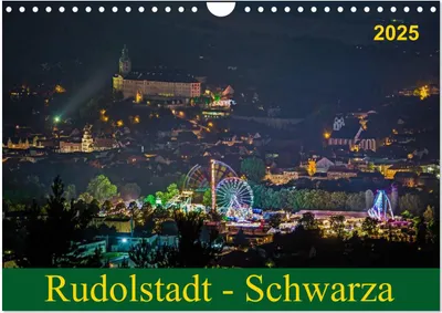 Produktbild von Rudolstadt - Schwarza (Wandkalender 2025 DIN A4 quer), CALVENDO Monatskalender
