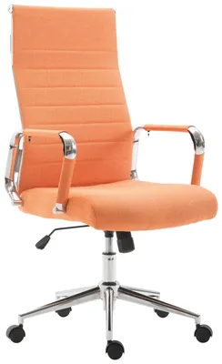 Productafbeelding van Kantoelstoel Kolumbus, bekleding: oranje stof
