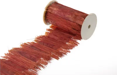 Produktbild von Dekoband aus Sisal/Baumrinde - orange - 13 cm - 2m - 42672