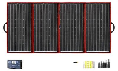 Obrázek produktu pro Solární panel, přenosný, skládací, 300 W