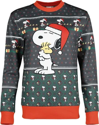 Produktbild von Peanuts Weihnachtspullover Damen Snoopy multicolor XXL