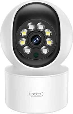 Productafbeelding van Avizar, binnencamera voor draadloos netwerk, 340 draaibaar met LED-verlichting en mensherkenning, wit