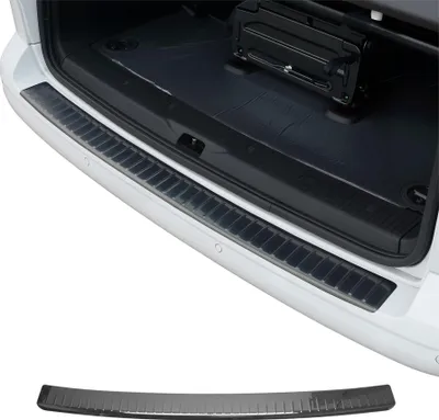 Image de Protection Seuil de Pare-chocs Pour VW T6 T6.1 2015-24 Double porte inox Foncé