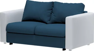 Produktbild von Dekoria Bezug für Vimle 2-er Bettsofaelement, marinenblau , 160 x 98 x 83 cm