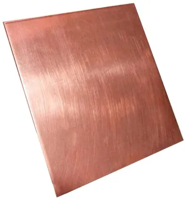 Kupferblech 99,9 % rein, 100x100 mm, 2 mm dick