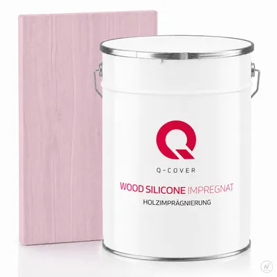 Produktbild von Holzimprägnierung | Puderrosa 5L  | 2 In 1 | Holzschutz | Farbimprägnierung | Imprägniermittel Holzschutz |mittel Imprägnierung Abperleffekt