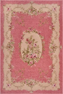 Zdjęcie produktu dla Dywan do salonu 150x220cm, antypoślizgowy uniwersalny, wzór klasyczny róż