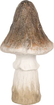 Zdjęcie produktu dla Clayre & Eef Dekoracja Grzyb Ø 12x22 cm Brązowo-biała ceramika