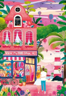 Obrázek produktu pro Pieces & Peace – Puzzle My Little Shop – 1000 dílků